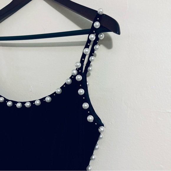 Vintage Velvet Cocktail Dress - Picture 3 of 8